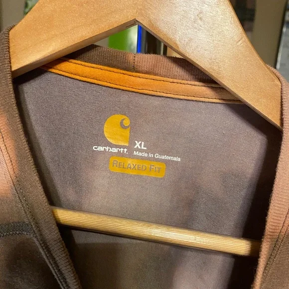 Custom one of one tie-dye Carhart extra-large force Tees - Short Sleeve